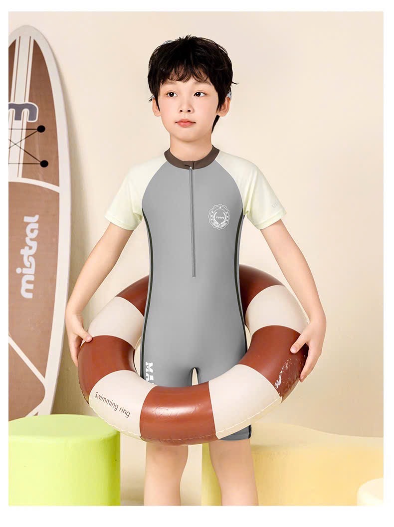 0035 - Bộ bơi liền thân YUKE nhiều màu cho bé trai size XL-6XL