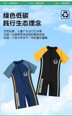 0035 - Bộ bơi liền thân YUKE nhiều màu cho bé trai size XL-6XL