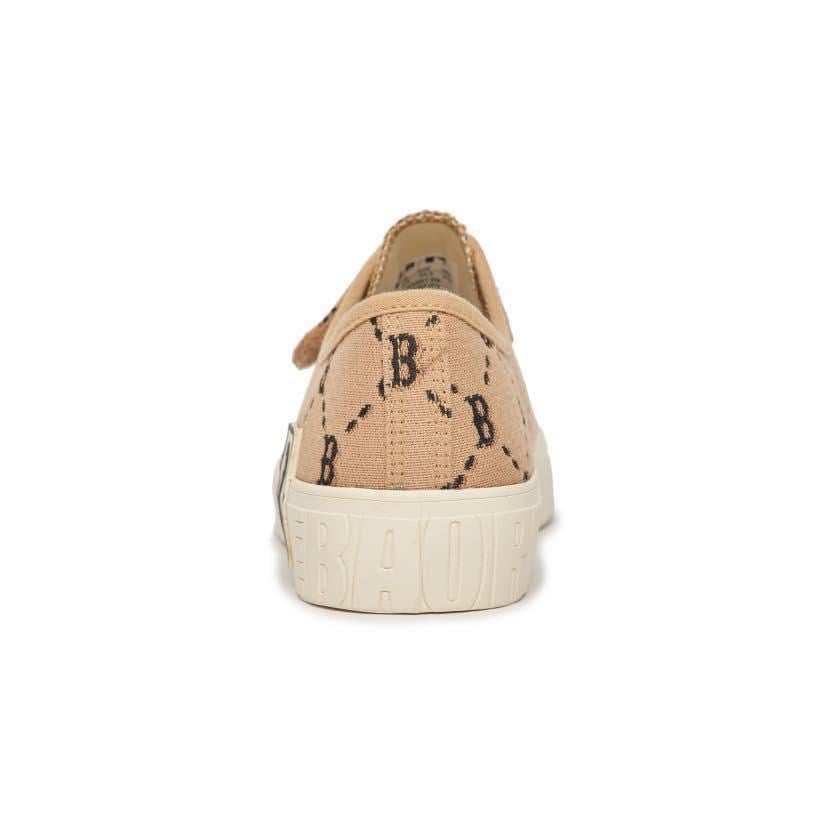 Giày M.L.B Kids PlayBall Dia Monogram RedSox 2 màu đen/nâu