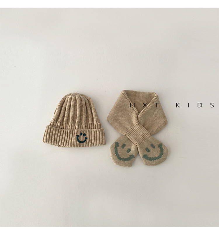 Set khăn + mũ mặt cười nhiều màu BTBG size 1-5y
