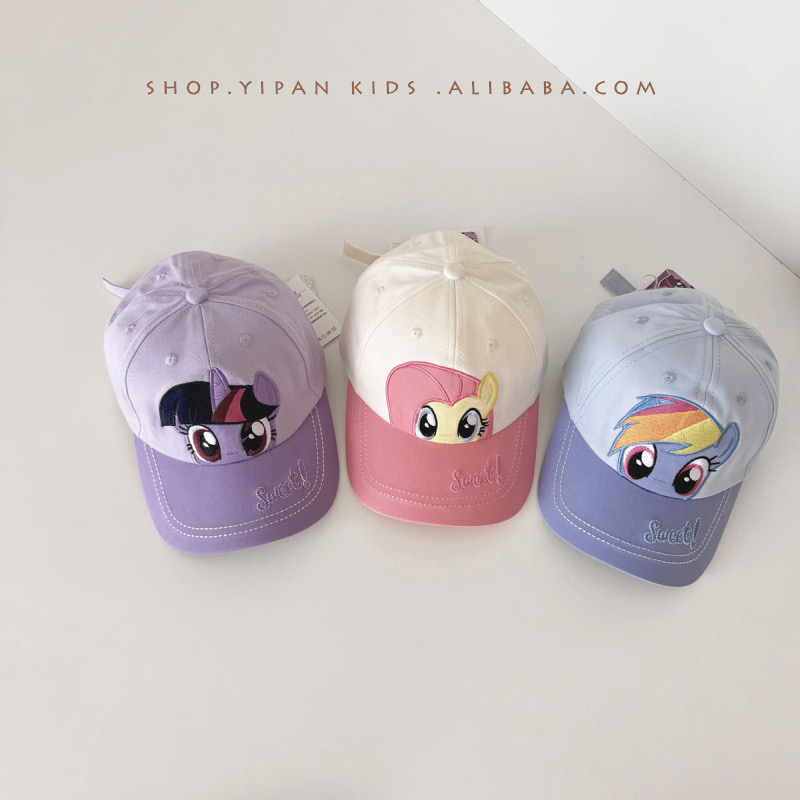 Mũ lưỡi trai Pony nhiều màu cho bé gái size 3-6y