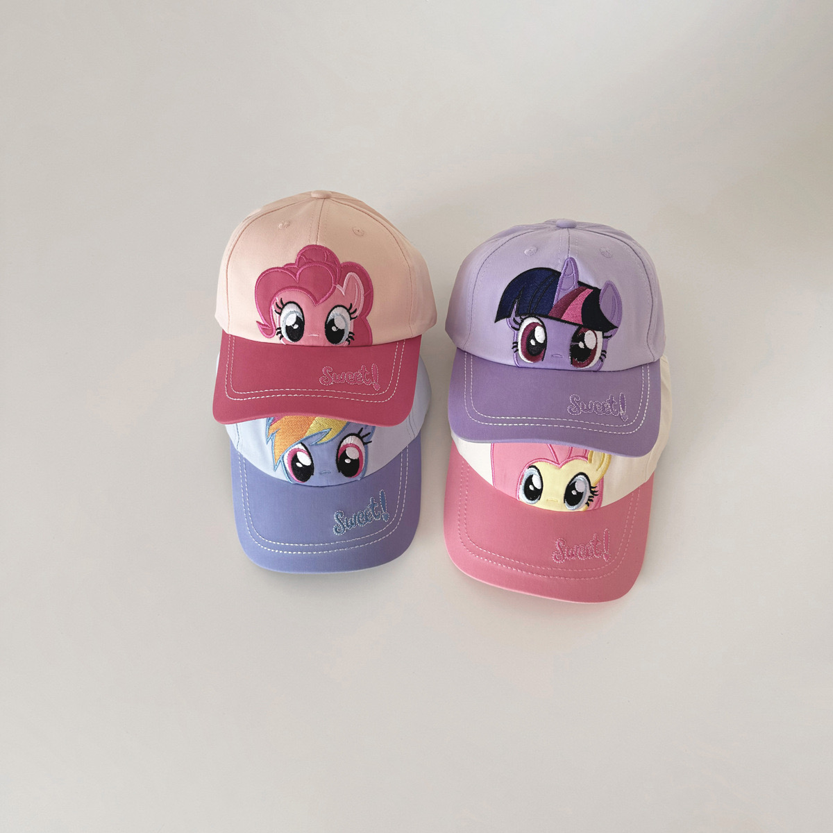 Mũ lưỡi trai Pony nhiều màu cho bé gái size 3-6y