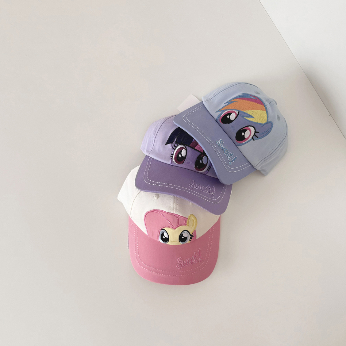 Mũ lưỡi trai Pony nhiều màu cho bé gái size 3-6y