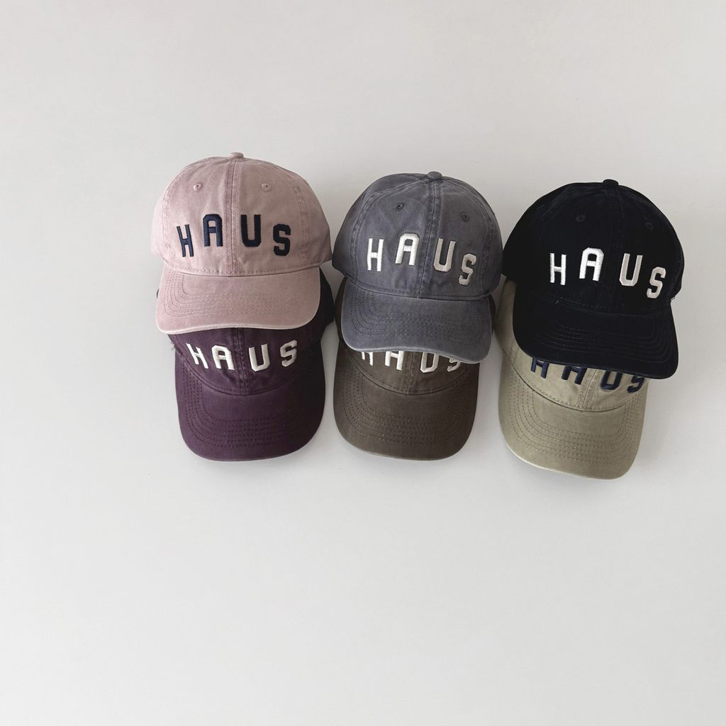 Mũ lưỡi trai HAUS nhiều màu cho bé size 6-14y
