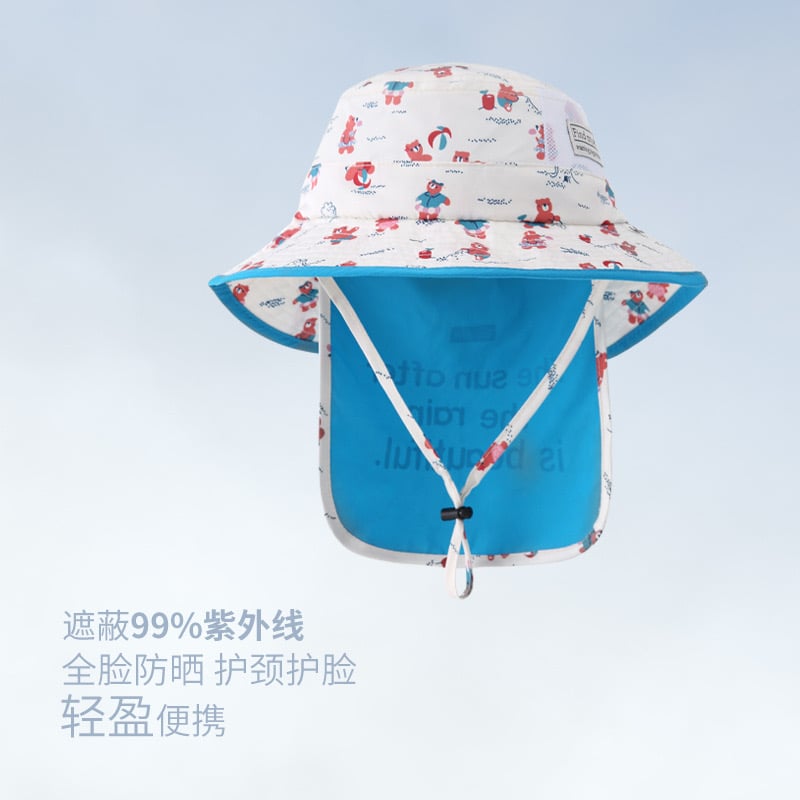 Mũ vành chống nắng nhiều màu cho bé size 1-4y