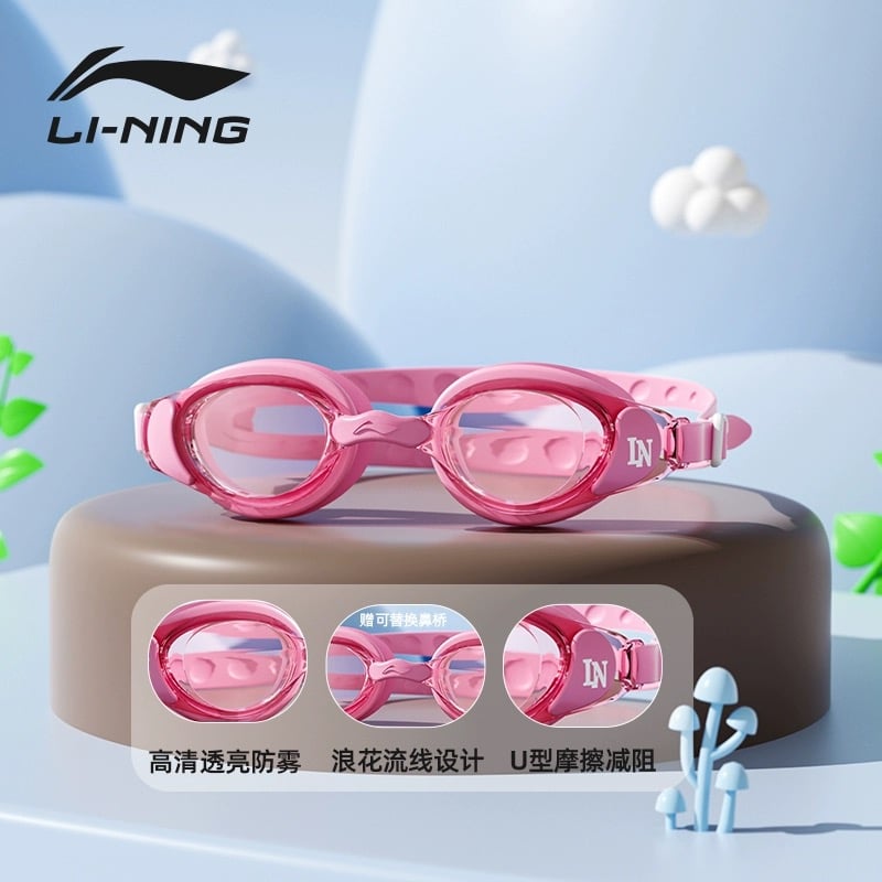 Kính bơi Lining mắt nhỏ cho bé nhiều màu size 3-14y