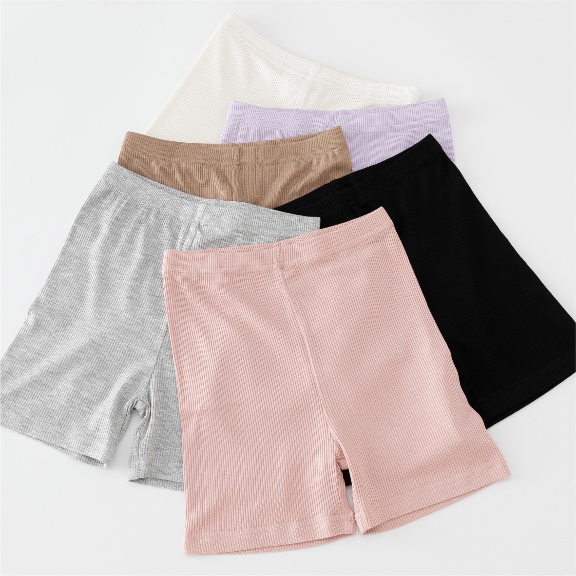 Quần legging đùi thun tăm 5 màu Bé Gái size 80 - 140
