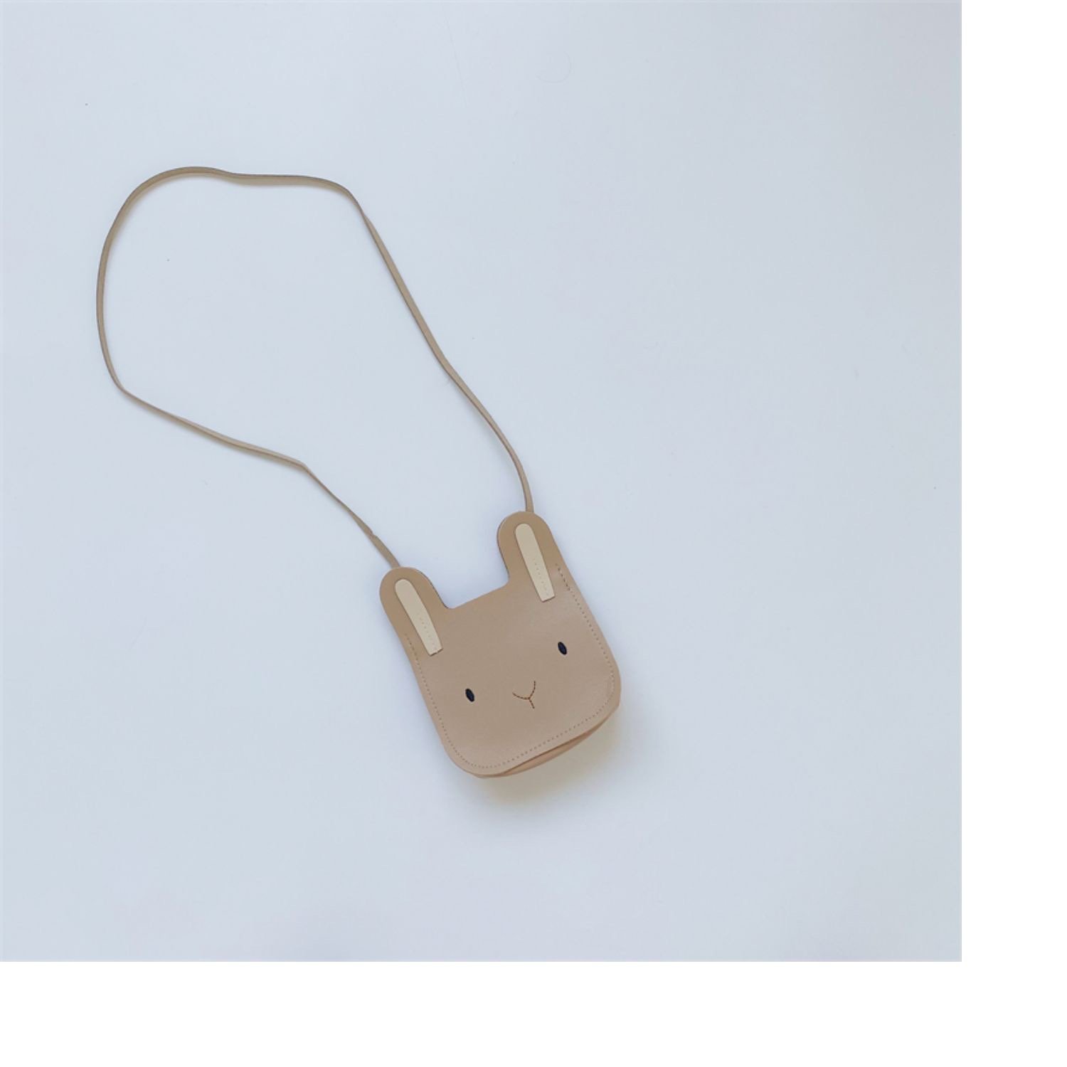 Túi xách hình thỏ 2 màu hồng/be - kích thước 12*11*5cm