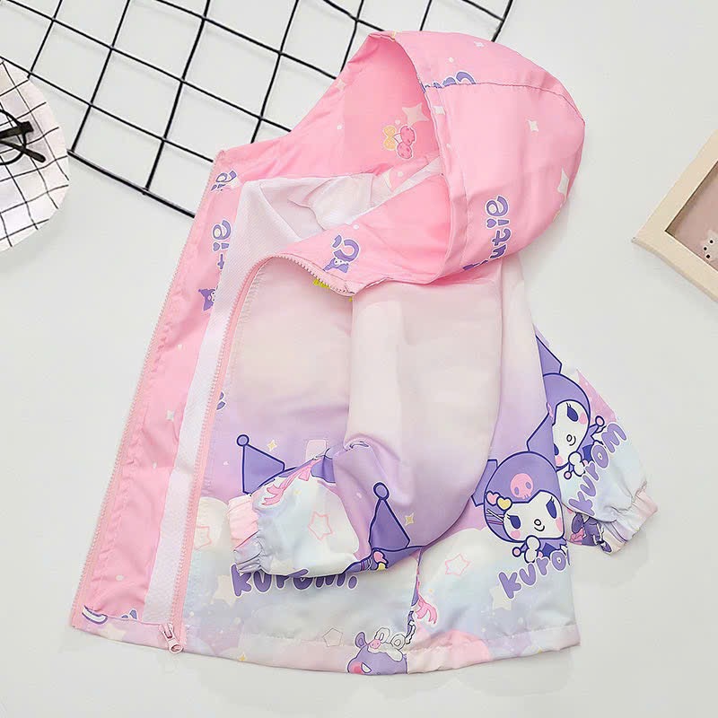 Áo khoác gió 2 lớp Wappy dòng đại nhiều màu bé gái size 130-170