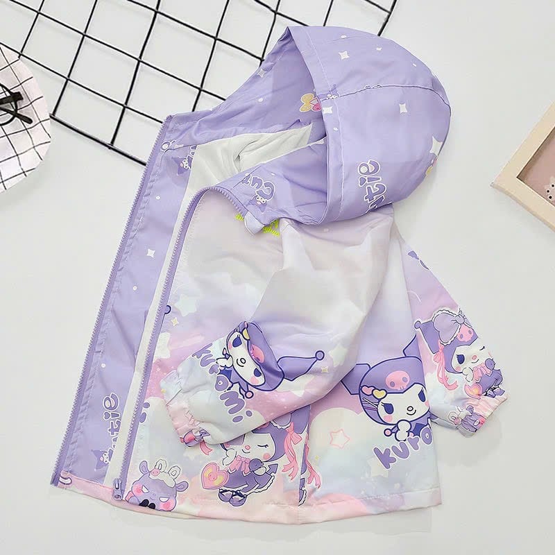 Áo khoác gió 2 lớp Wappy dòng đại nhiều màu bé gái size 130-170