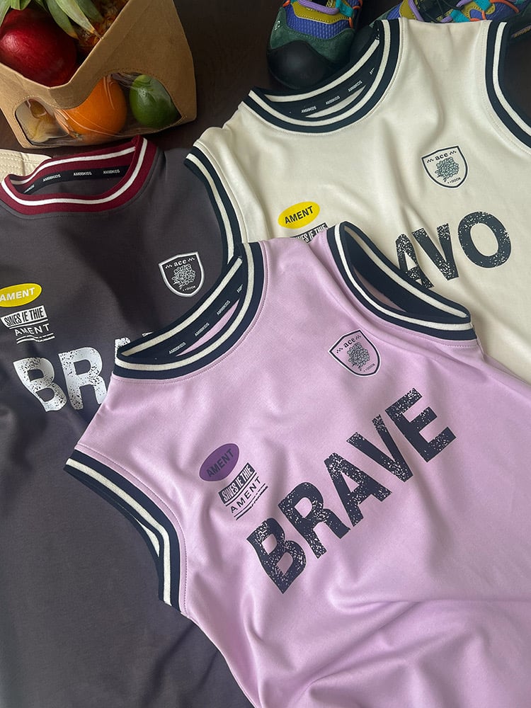 Váy thun thể thao AMBB sát nách BRAVE nhiều màu bé gái size 110-170