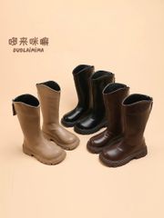 F3063 - Bốt cao cổ da mềm 3 màu BG size 26-36