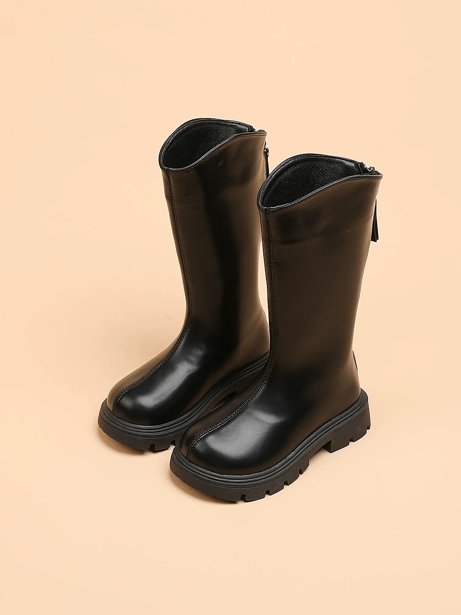 F3063 - Bốt cao cổ da mềm 3 màu BG size 26-36