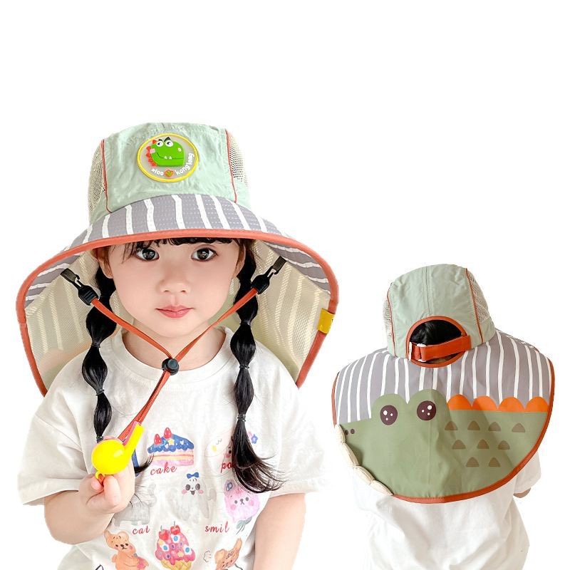 Mũ vành rộng chống nắng hoạ tiết hoạt hình Kuromi, Melody, động vật nhiều màu cho bé size 3-12y