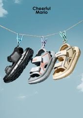 Sandal Mario siêu nhẹ quai dán nhiều màu cho bé size 24-29