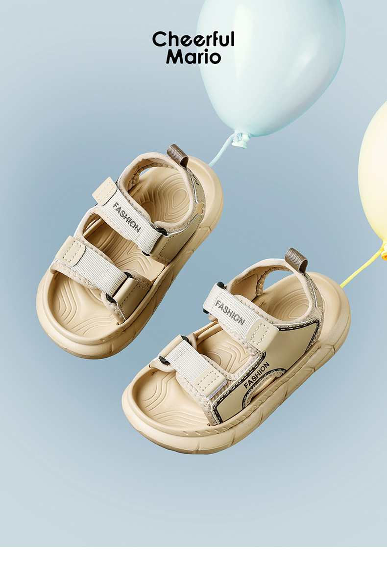 Sandal Mario siêu nhẹ quai dán nhiều màu cho bé size 24-29