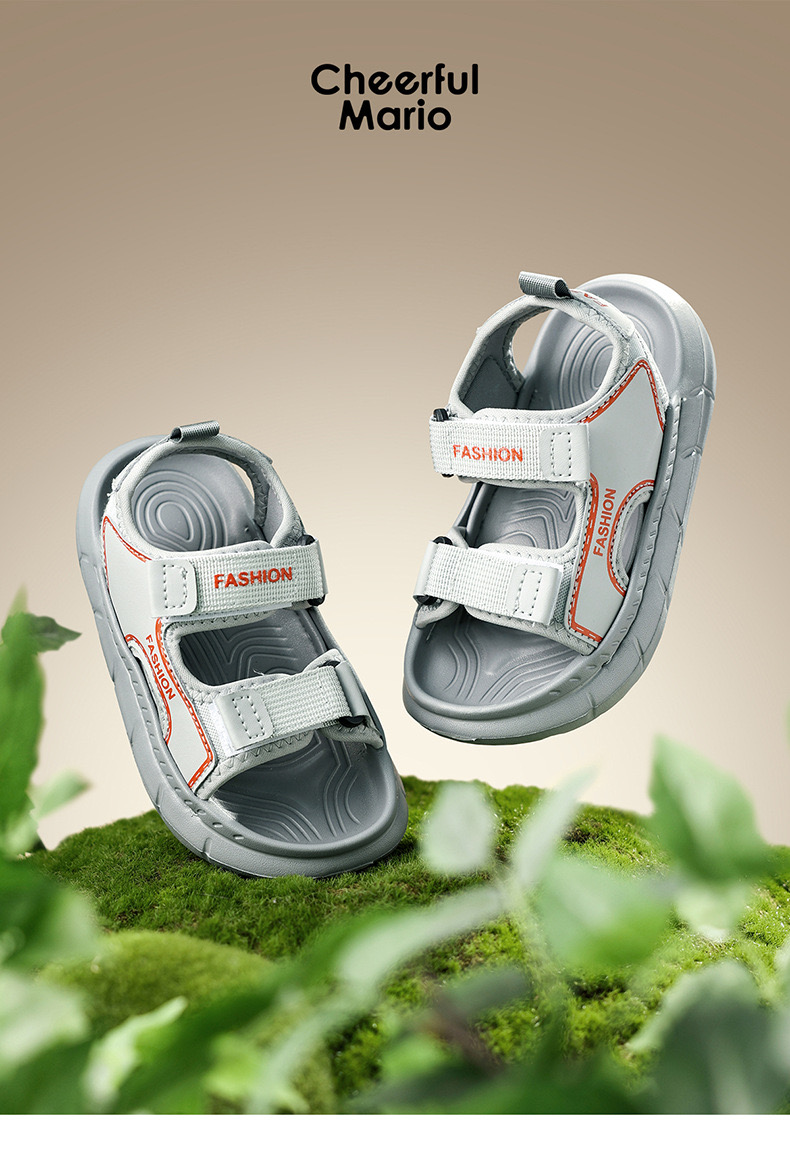 Sandal Mario siêu nhẹ quai dán nhiều màu cho bé size 24-29