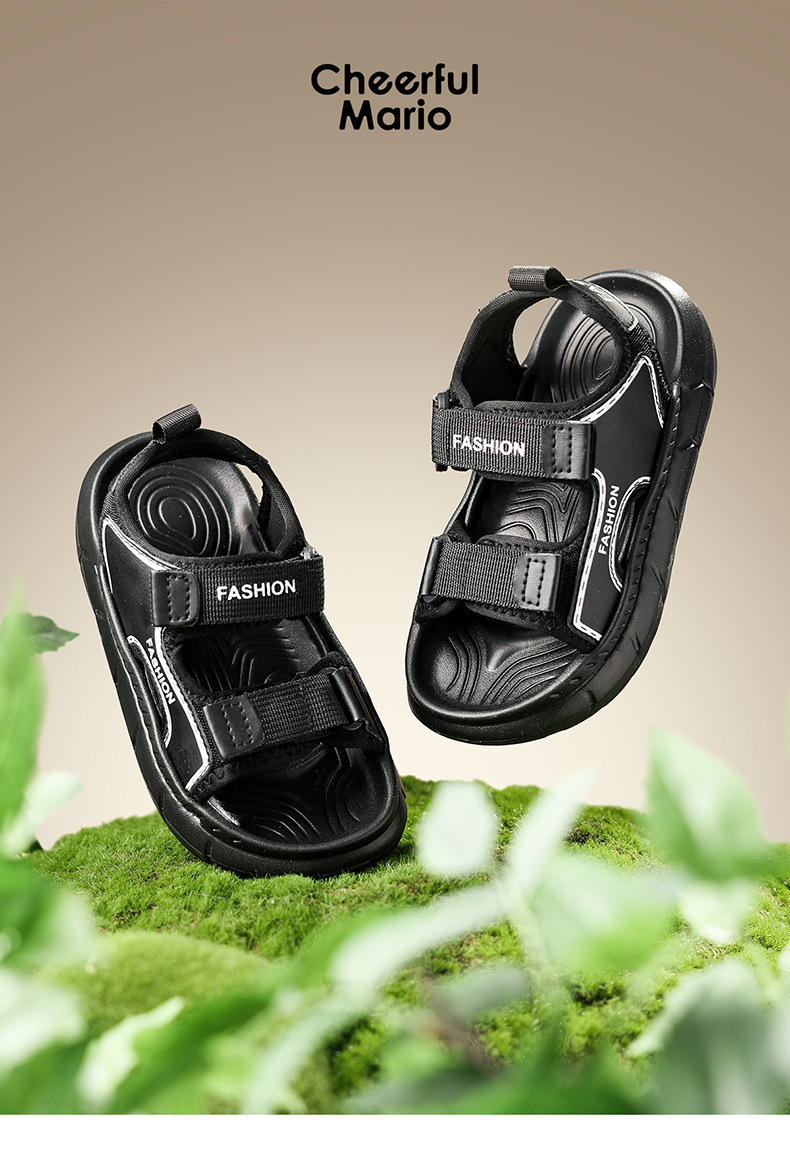 Sandal Mario siêu nhẹ quai dán nhiều màu cho bé size 24-29
