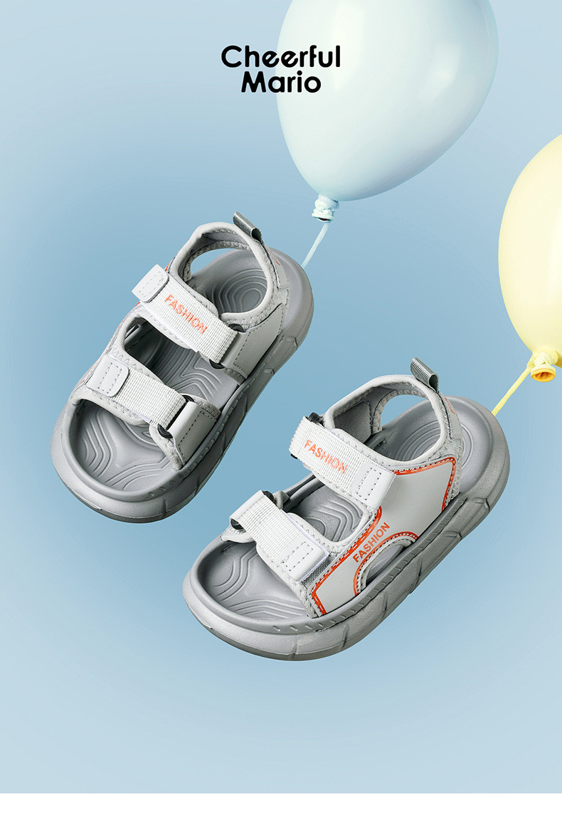 Sandal Mario siêu nhẹ quai dán nhiều màu cho bé size 24-29