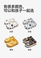 Sục nhựa Mario cookie nhiều màu cho bé size 180-220