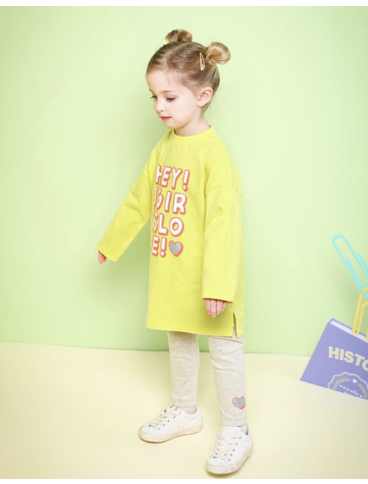 Áo váy Jelispoon cotton màu vàng Hey Jgirl