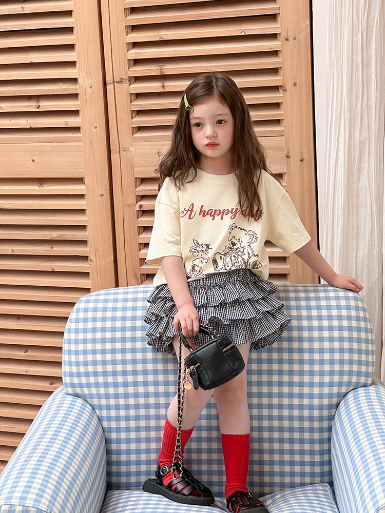 Áo cotton AMBB hoạ tiết nhiều màu cho bé size 90-170