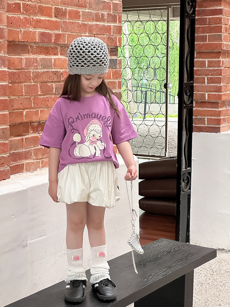 Áo cotton AMBB hoạ tiết nhiều màu cho bé size 90-170