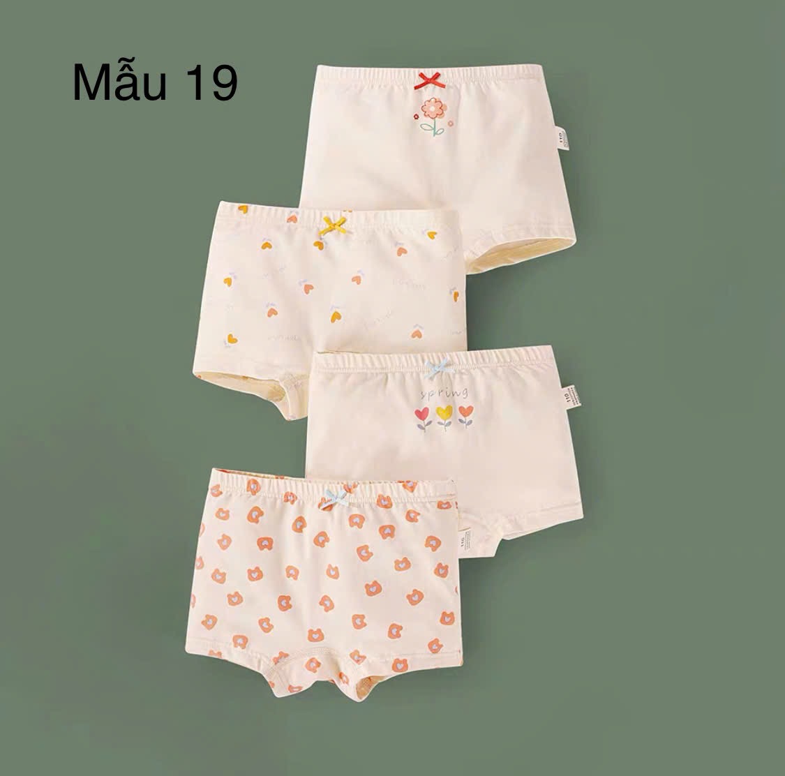 Set 4 chip đùi Bé Gái nhiều mẫu size 100 - 160