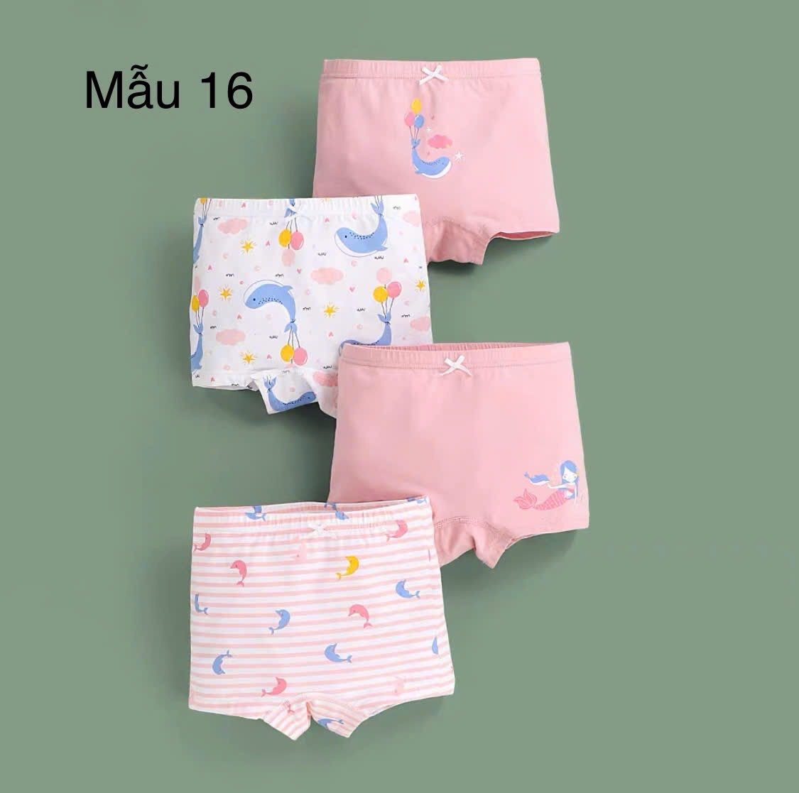 Set 4 chip đùi Bé Gái nhiều mẫu size 100 - 160