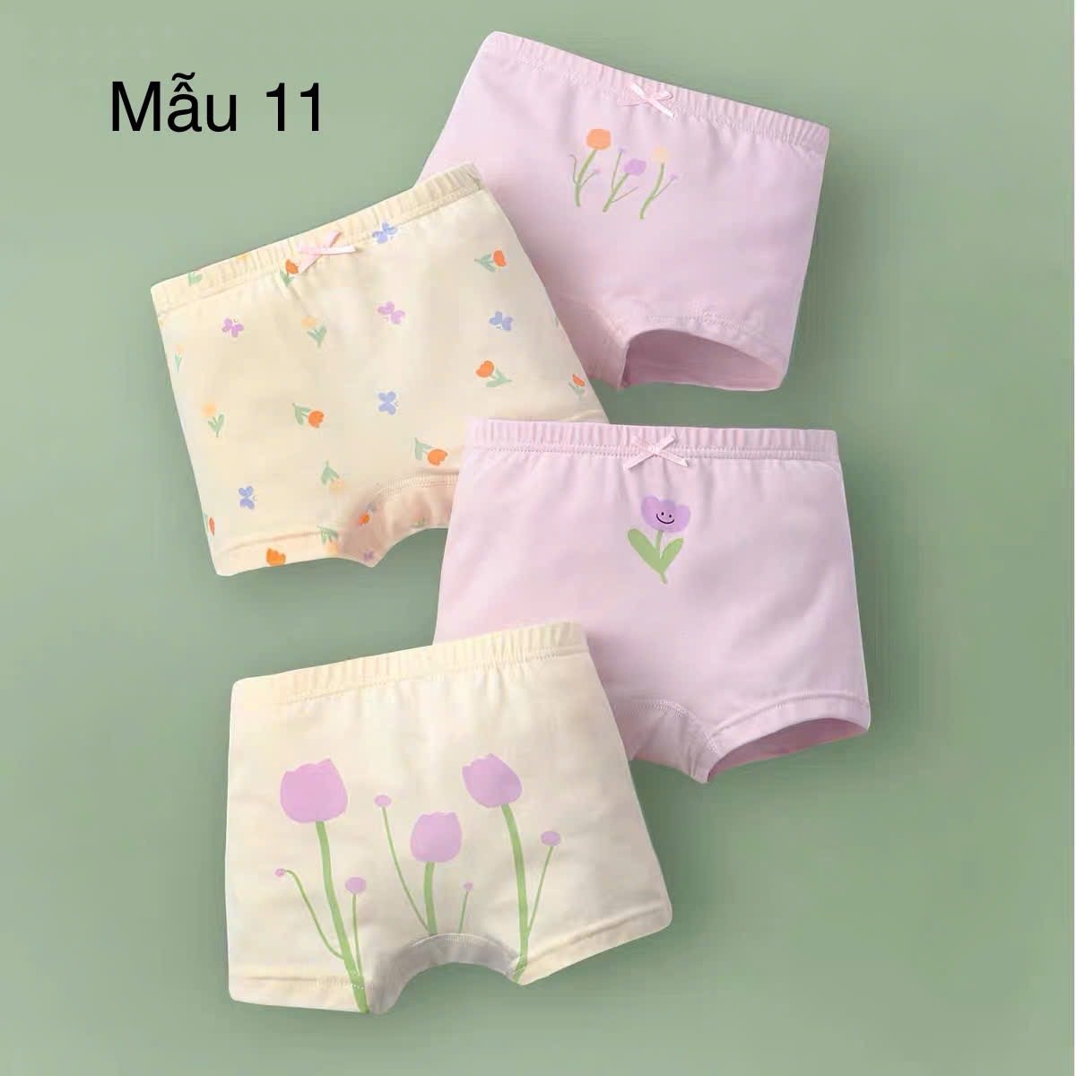 Set 4 chip đùi Bé Gái nhiều mẫu size 100 - 160