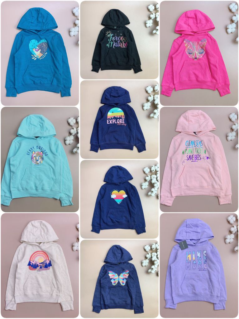 Áo nỉ bông Hoodie Eddie Bauer nhiều hình BG