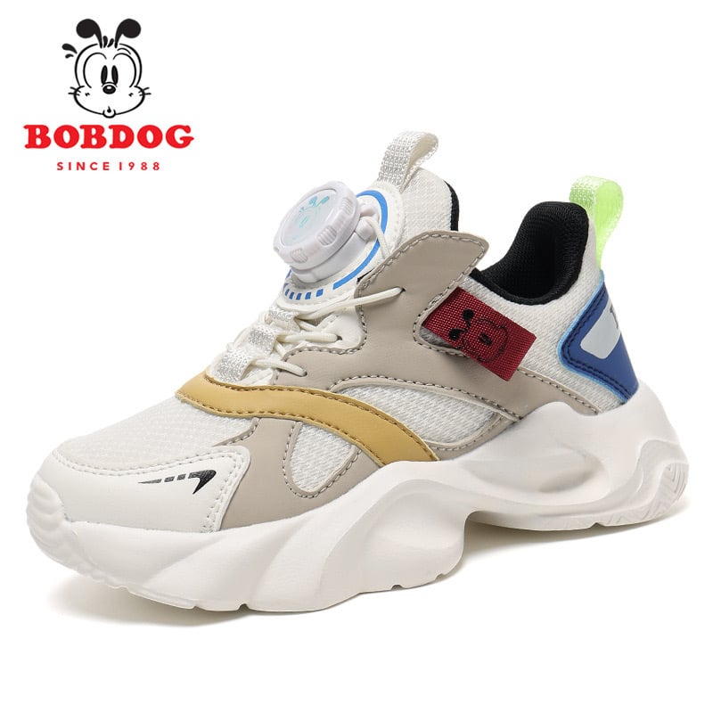 S376 - Giày thể thao Bobdog siêu nhẹ 2 màu tím/xanh cho bé size 27-38