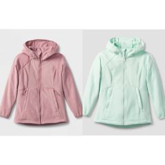 Áo khoác nỉ bông All In Motion 2 màu xanh / hồng size 4 - 16y