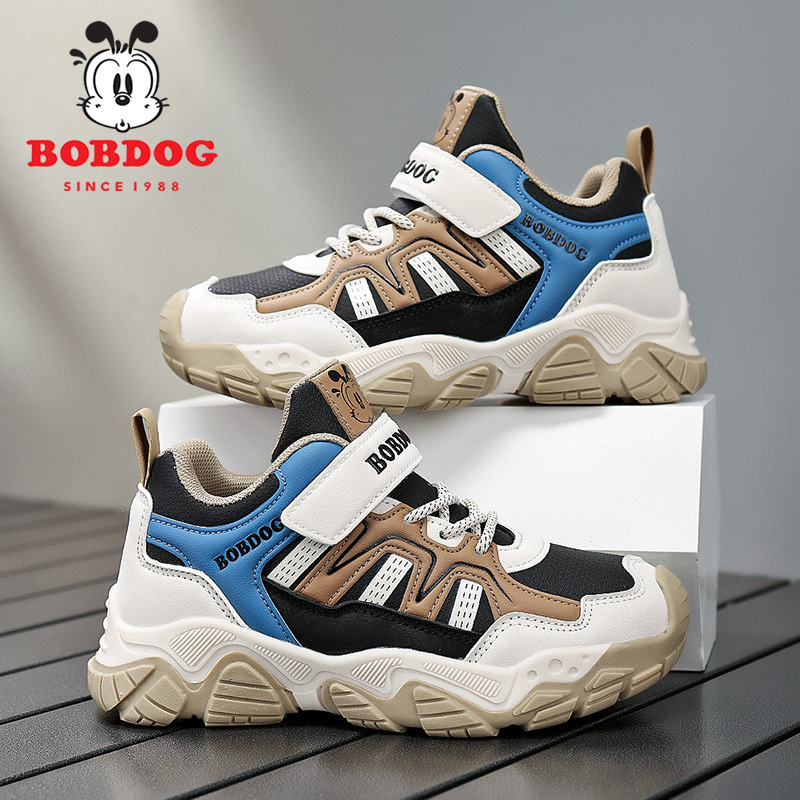 K679 - Giày thể thao Bobdog quai dán 2 màu cho bé size 30-39