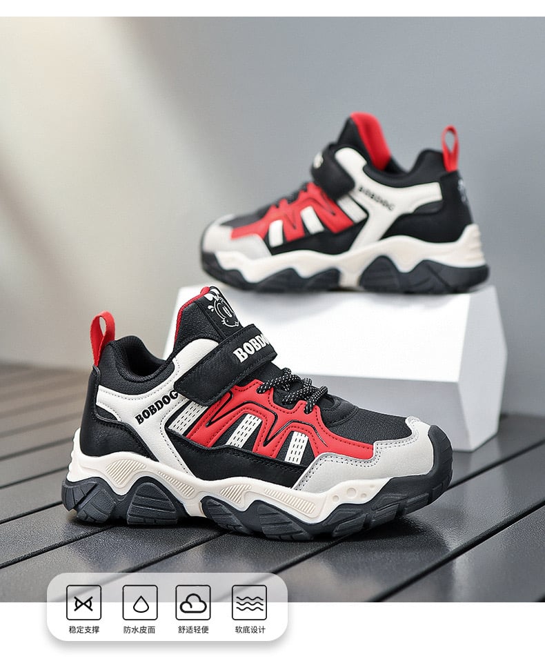 K679 - Giày thể thao Bobdog quai dán 2 màu cho bé size 30-39