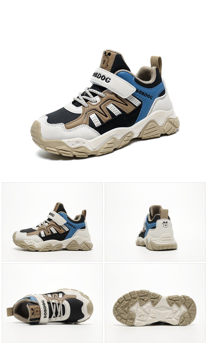 K679 - Giày thể thao Bobdog quai dán 2 màu cho bé size 30-39