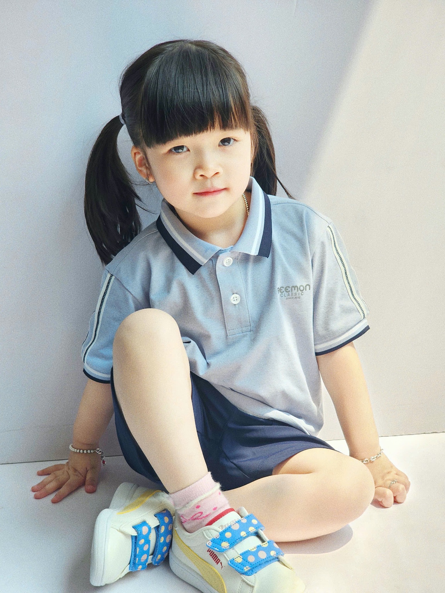 Bộ polo Beemon cổ đức nhiều màu cho bé size 120-160
