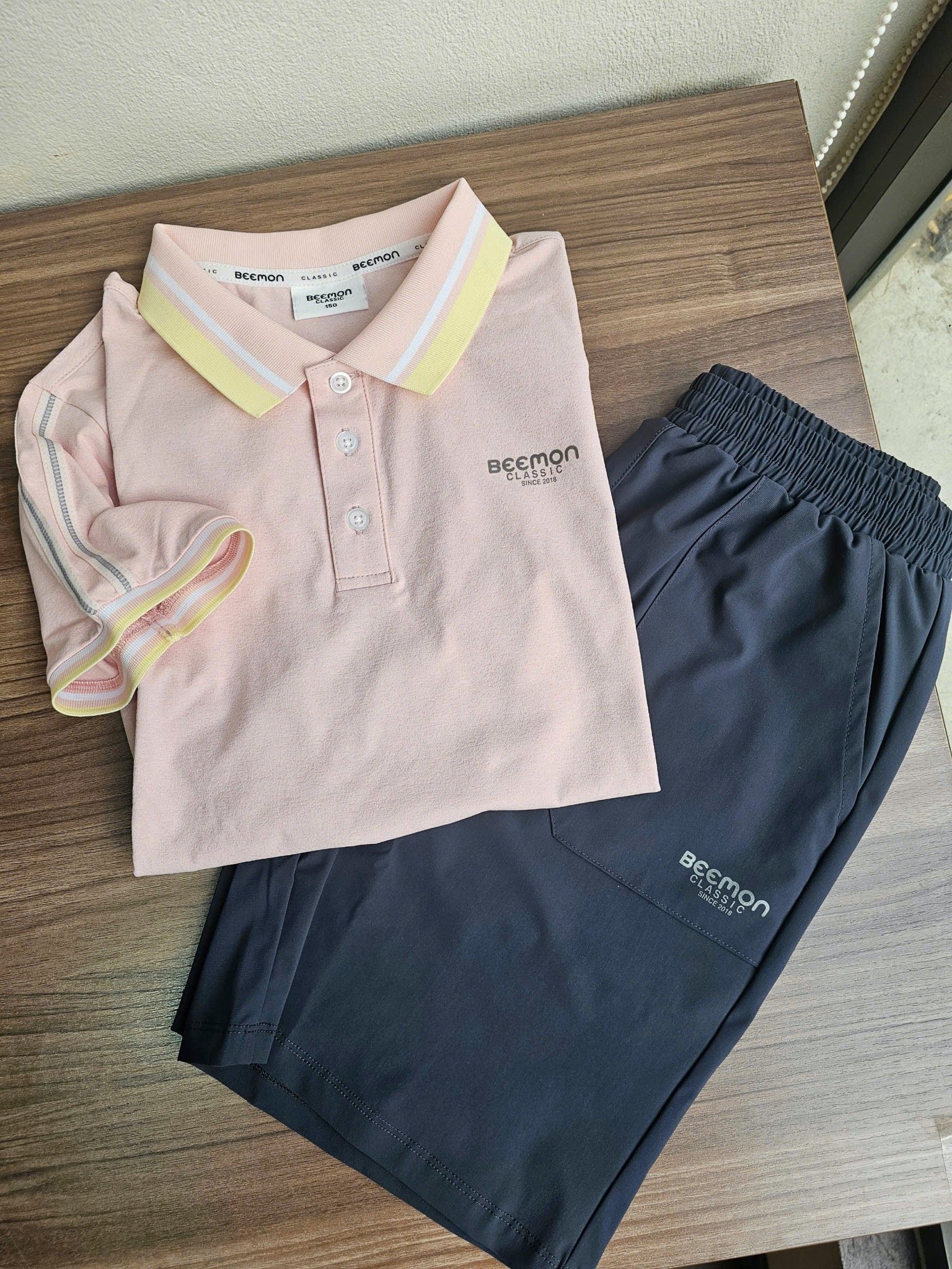 Bộ polo Beemon cổ đức nhiều màu cho bé size 120-160