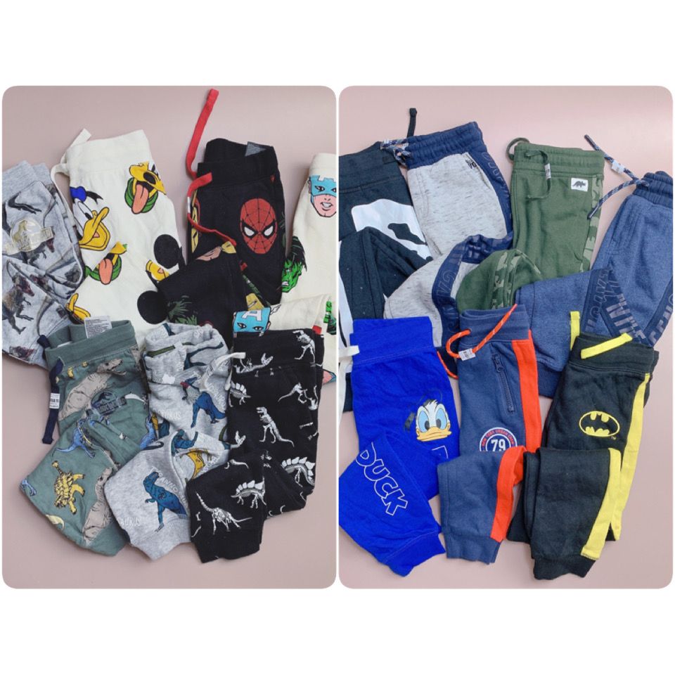 Quần nỉ bông jogger HM nhiều hình BT