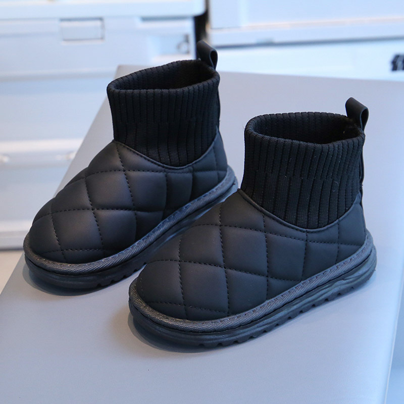Bốt chần trám cổ len nhiều màu cho bé size 25-36 (form bé)
