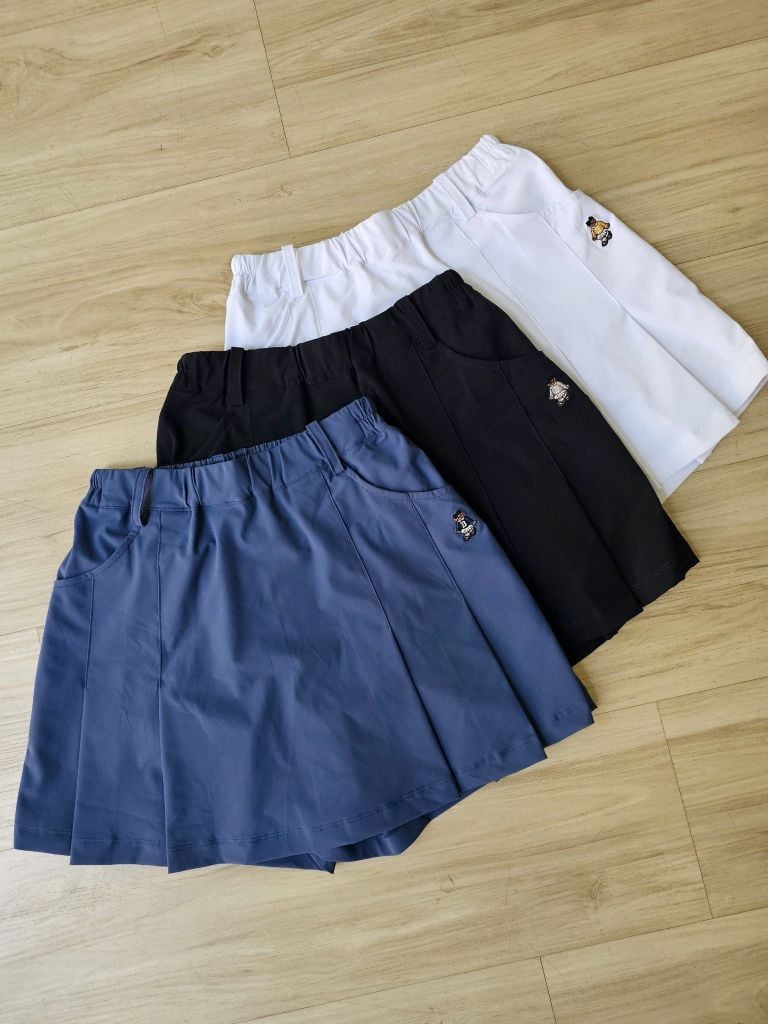 Quần váy Bee Mon vải golf 3 màu cho bé gái size 120-160