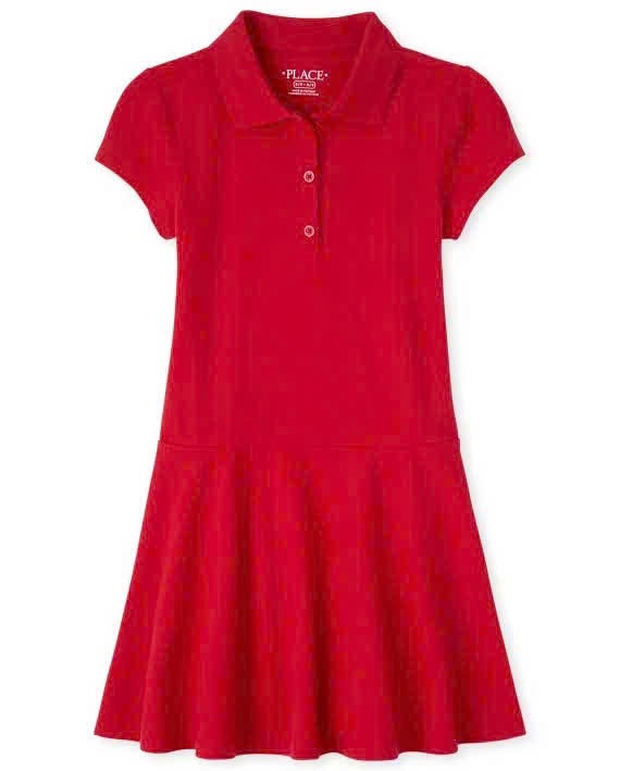 Váy polo cổ đức P.lace dư xịn cho bé gái size 5-14y