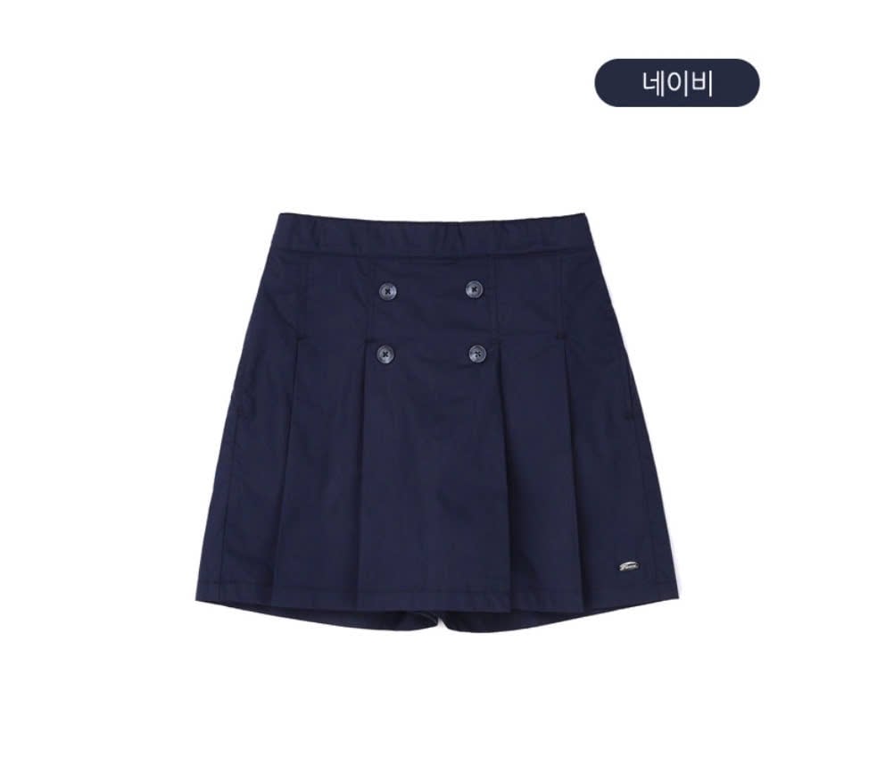 Quần váy Renoma 2 màu đồng phục be/navy cho bé gái size 120-160 (1 số thiếu khuy trang trí)