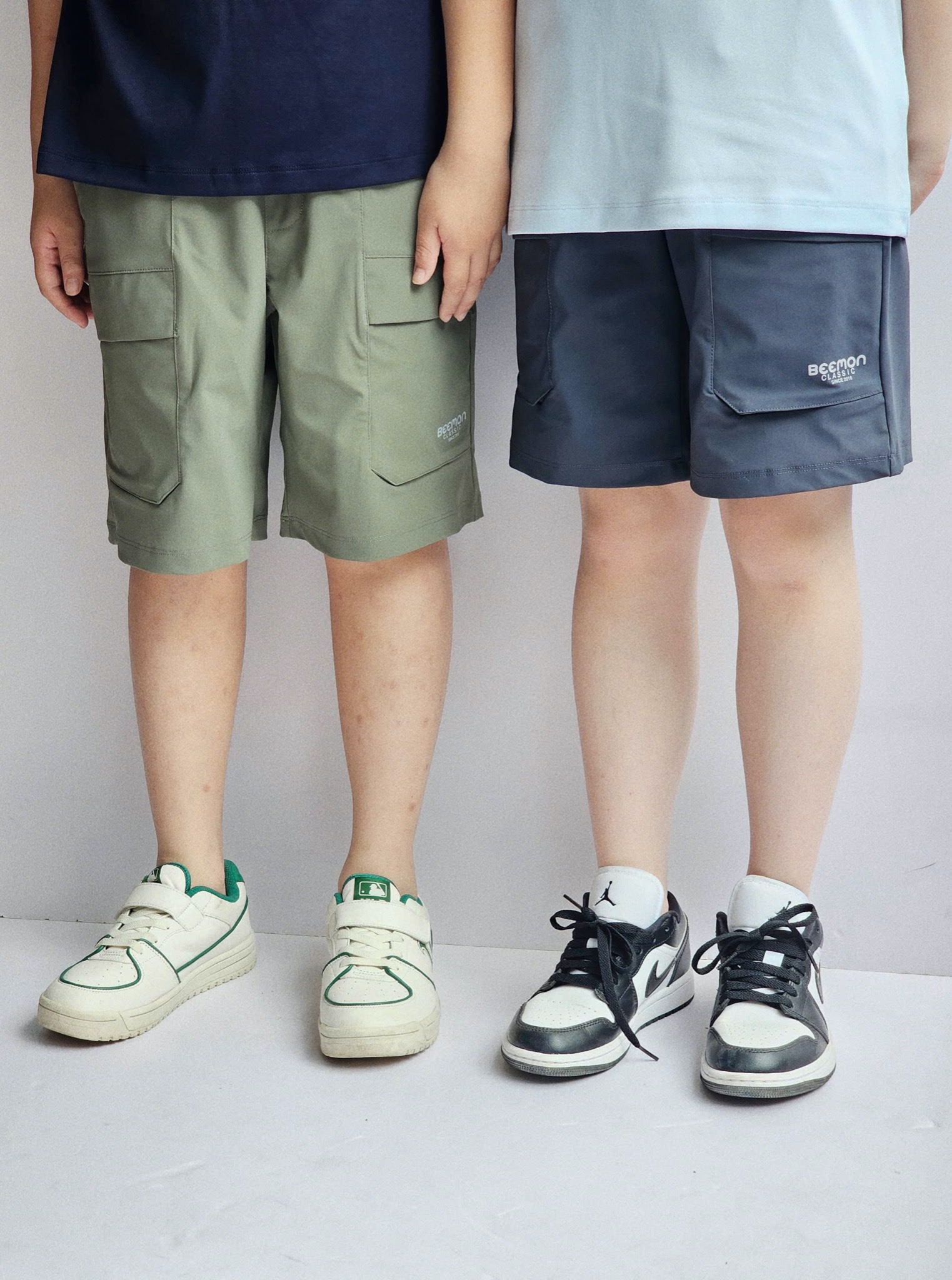 Quần short vải golf Bee Mon túi hộp 4 màu cho bé size 120-160