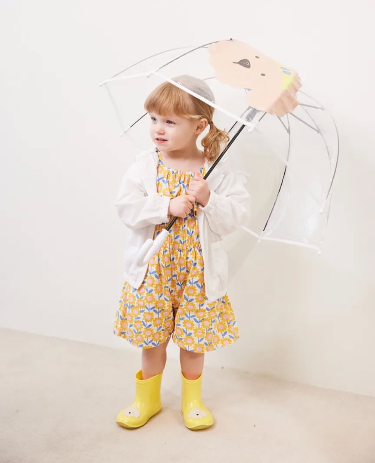 Jumpsuit/body chip 2 dây Bluedog xuất hàn dư xịn vải lanh hoạ tiết hoa vàng bé gái size 80-120