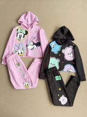 Bộ nỉ Disney dư xịn hoạ tiết CareBear/ Minnie cho bé gái size 4-16y