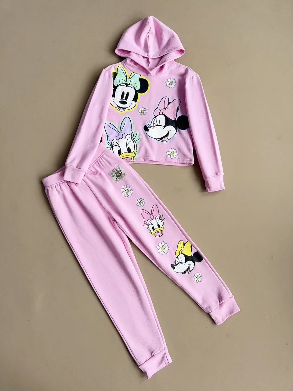 Bộ nỉ Disney dư xịn hoạ tiết CareBear/ Minnie cho bé gái size 4-16y