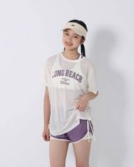 YY2446 - Bộ bơi YUKE 3 chi tiết áo lưới Long Beach + bra + quần size 150-190 (ĐẠI)