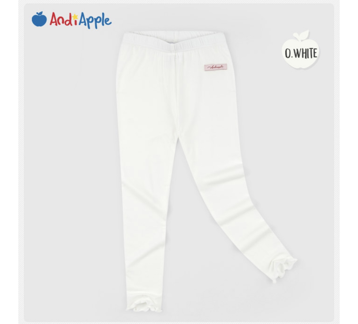 Quần legging AndiApple cotton gấu xoăn nhiều màu