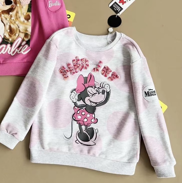 Áo nỉ Disney, Hollyland dư xịn nhiều màu bé gái size 3-12y